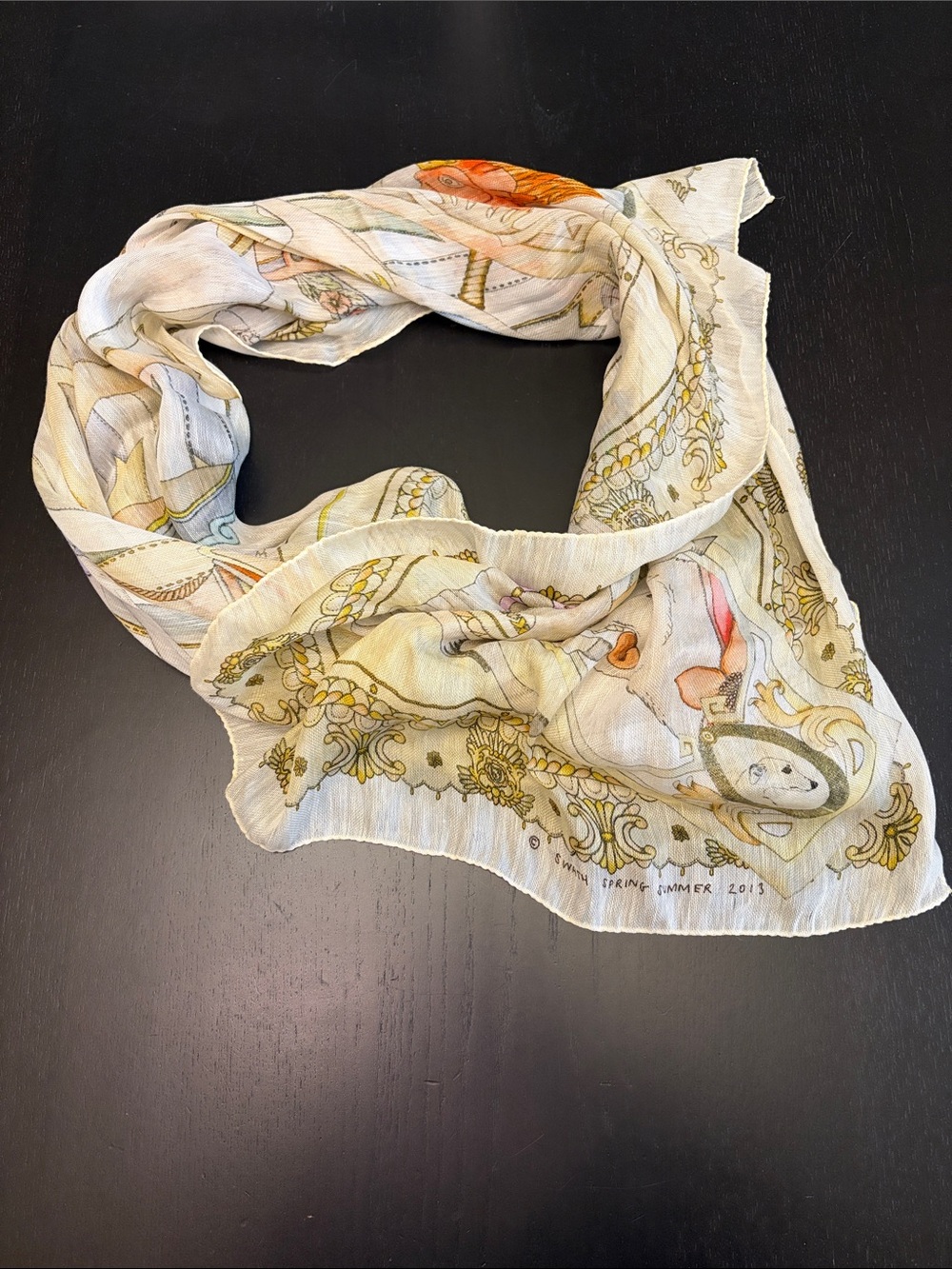 Swash London 2013 Square Silk Scarf